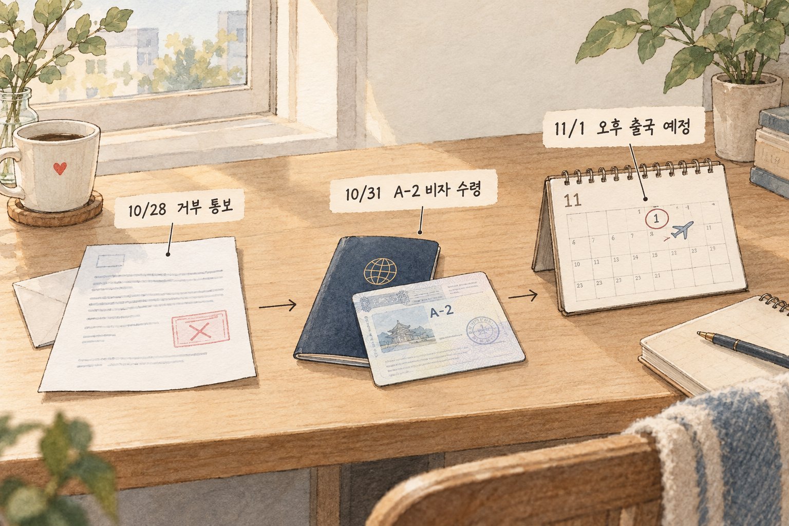 진성준 위원장의 비자 거부 공개부터 발급과 출국 예정까지의 시간순 경과
