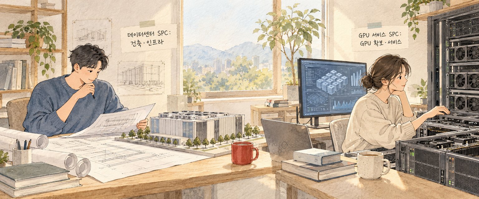 데이터센터 SPC와 GPU 서비스 SPC의 예정된 역할을 비교한다.